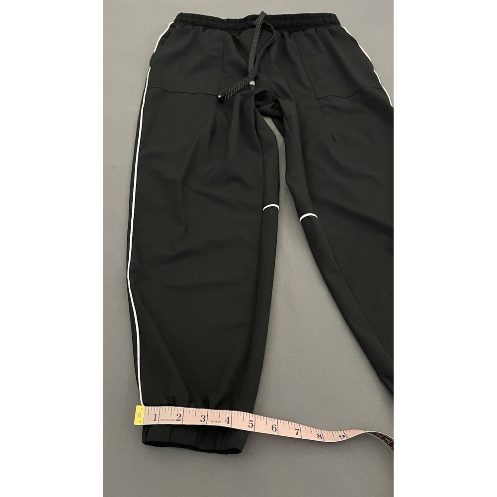 Fabletics Joggers Track Pants Women's Medium Black Stretch Lightweight Running - Picture 12 of 12